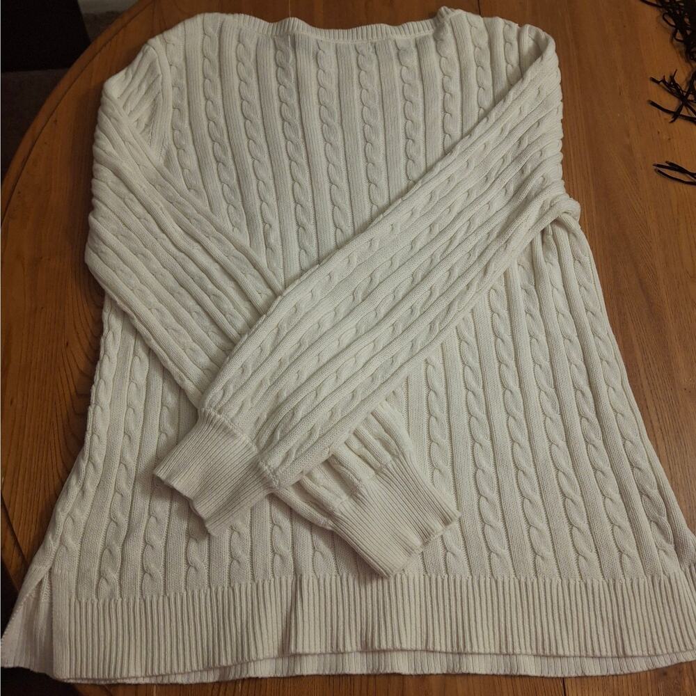 Lauren Ralph lauren long sleeve knitted sweater size X; - Picture 2 of 5